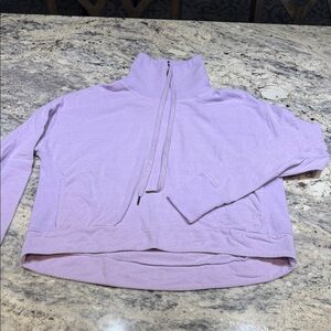 Like new! Sweaty Betty Light Purple Turtleneck Sweater sweatshirt size small